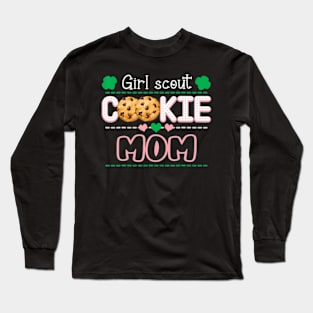 Scout for Girls Cookie Mom Funny Scouting Family Matching Long Sleeve T-Shirt